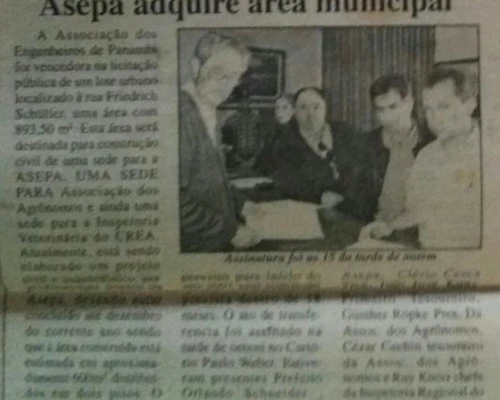 Compra do imóvel, para instalação de uma sede