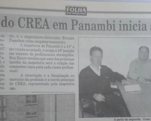 Início das atividades da Inspetoria do CREA-RS no município