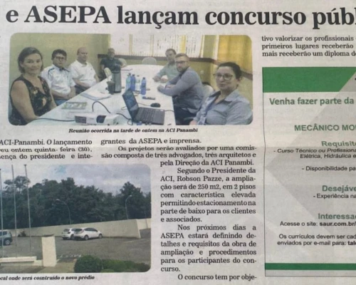 Concurso para ampliação da Edificação da ACI