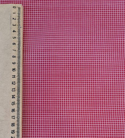 Tecido Coleção Xadrez Vermelho Fio Tinto
