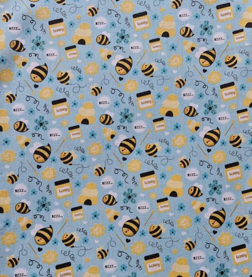 Tecido Tricoline Coleção Honey Bee