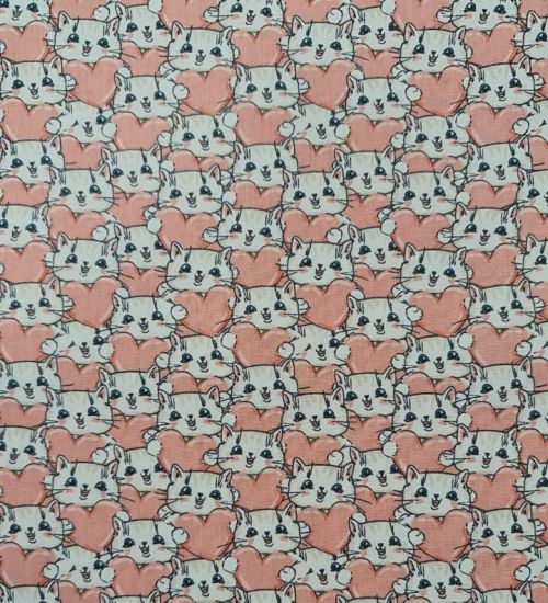 Tecido Tricoline Coleção Gatos