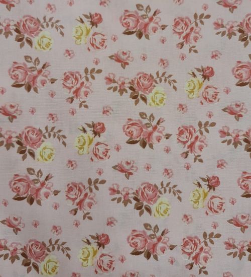 Tecido Tricoline Coleção Blush Blossom