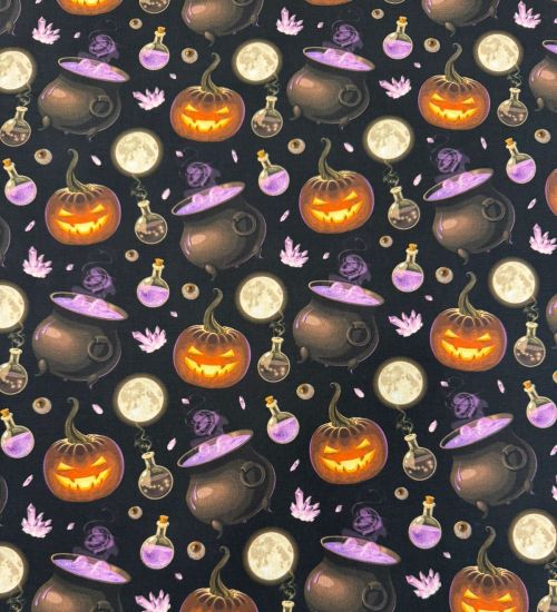 Tecido Digital Estampado Halloween