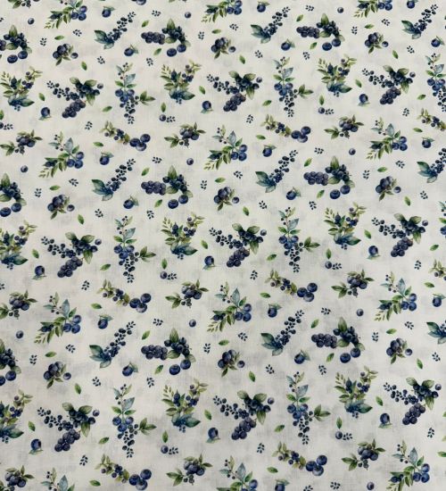 Tecido Digital Estampado Blueberries