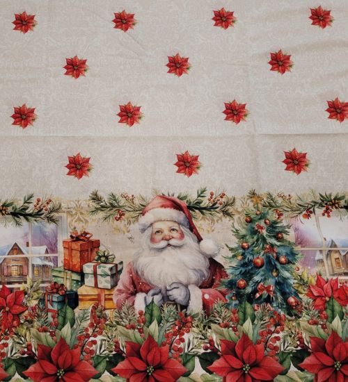 Tecido Tricoline Digital Natal