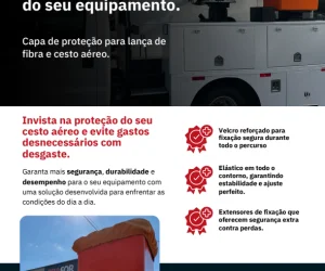 Capa de proteção lança isolada
