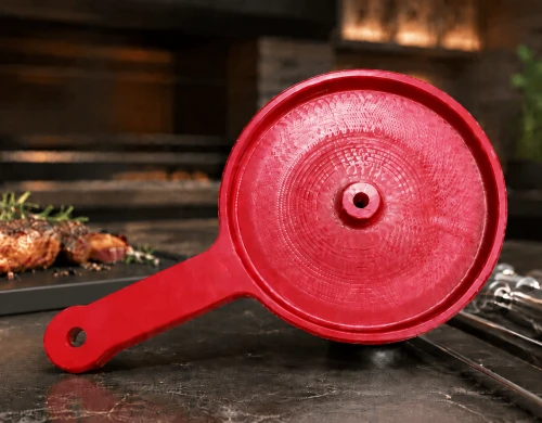 Apoio de espeto para churrasco