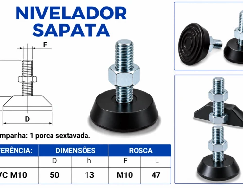 PÉ NIVELADOR - SAPATA