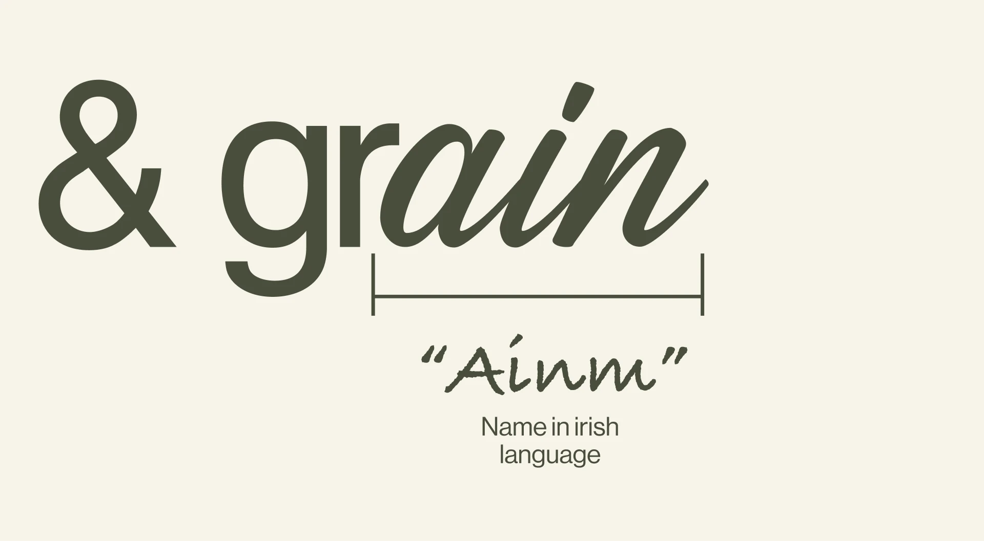 Letter & Grain - Little marks, big meaning