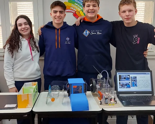 Alunos do 9º ano apresentam projetos com Micro:bit