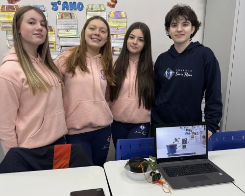 Alunos do 9º ano apresentam projetos com Micro:bit