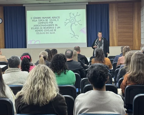 Palestra sobre neurodesenvolvimento e uso de telas na infância