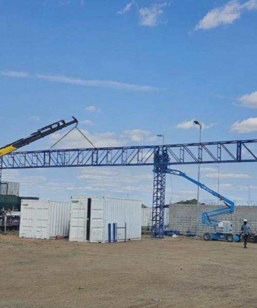 Construção de Pipe Rack e Passarelas
