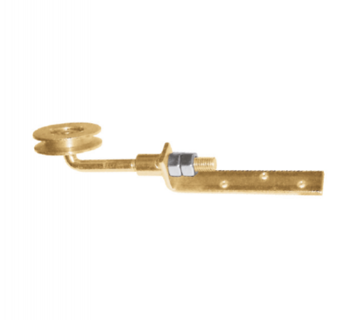 Roldana giratória com haste