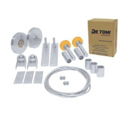 Kit para portão contrapeso (Elevação)