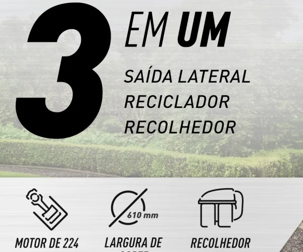 Cortador de Grama Dirigível Toyama – TLT24-7.5M