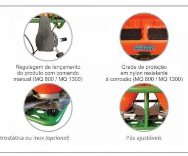 Distribuidor de sementes ou fertilizantes MQ800