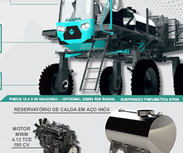 Pulverizador Auto Propelido Panter ARENA