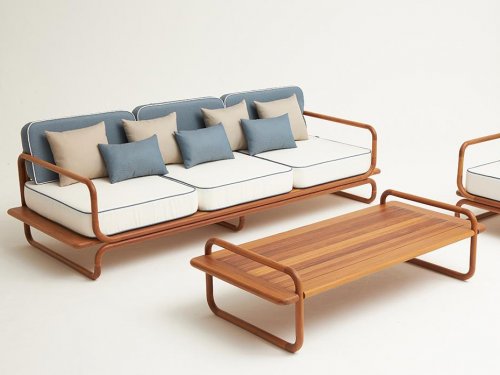 Conjunto: Sofá e Mesa de Centro Carnival