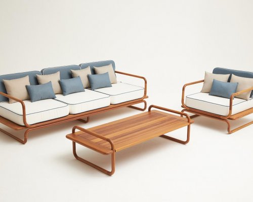 Conjunto: Sofá e Mesa de Centro Carnival