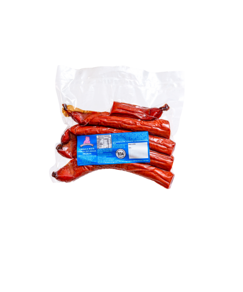 Linguiça Mista Cozida Defumada Mignom Vácuo 240 Gramas