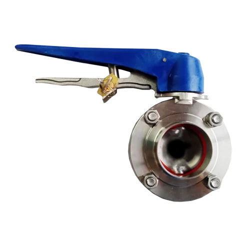 Válvula Borboleta Sanitária Maciça Inox