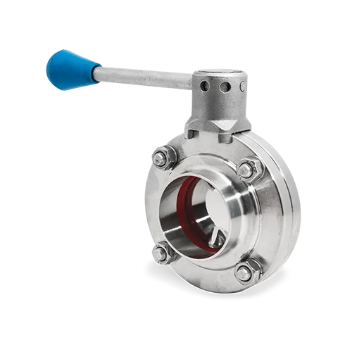 Válvula Borboleta Sanitária Maciça - Inox Solda