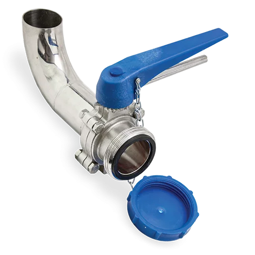 Válvula Borboleta Sanitária Aliviada - Resfriado