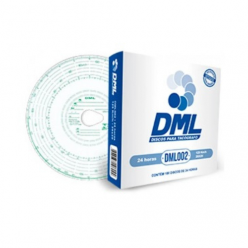 DISCO DE TACÓGRAFO DIÁRIO 125KM/H DML