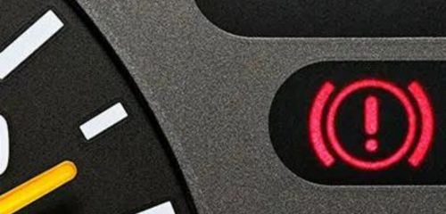 LUZ DE EXCLAMAÇÃO NO PAINEL