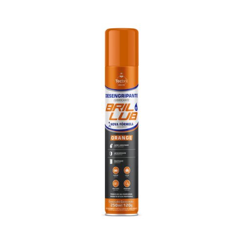 DESENGRIPANTE BRIL LUB FIT ORANGE TECBRIL 250ML
