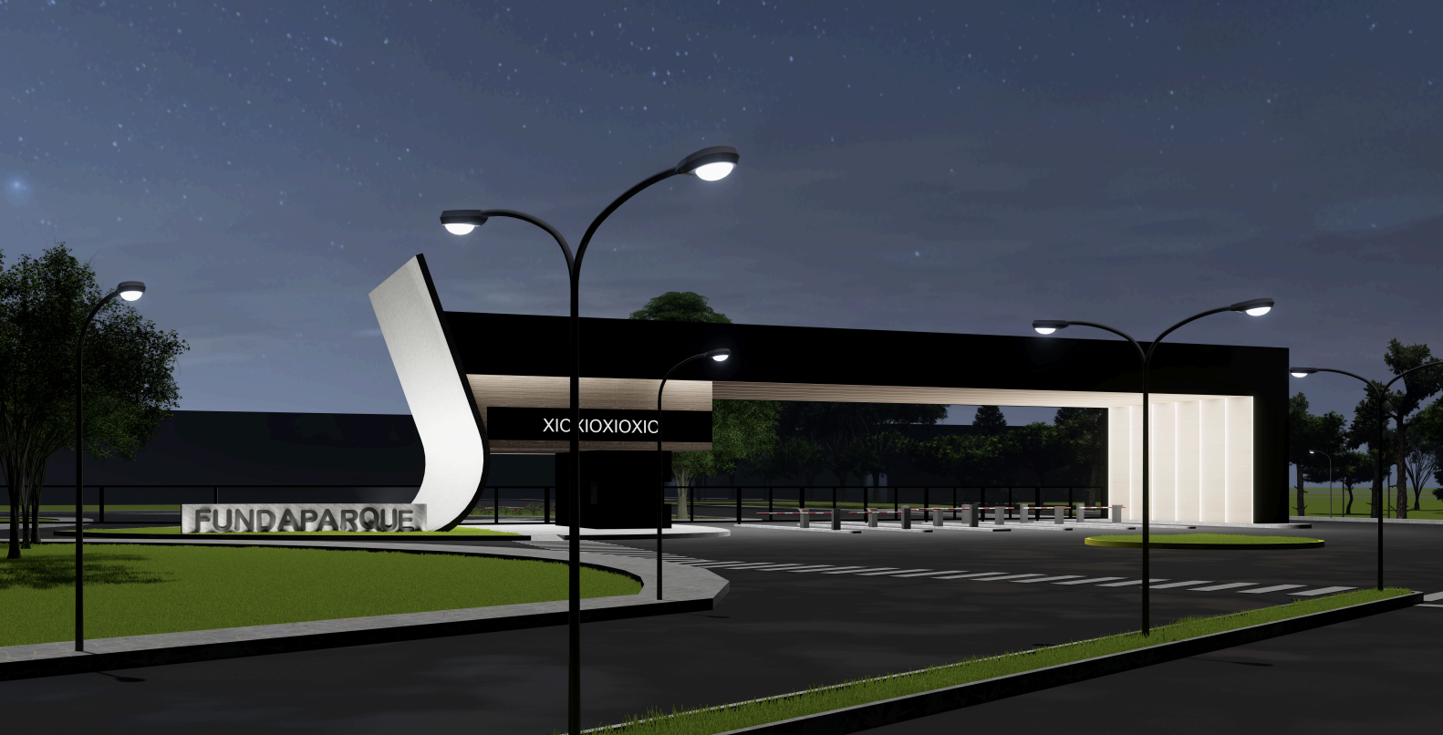 Obra do novo pórtico avança