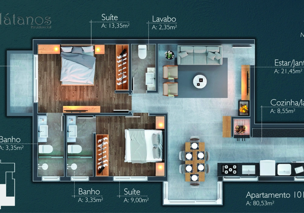 Plátanos Residencial - Canela