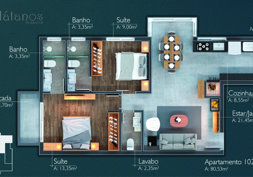 Plátanos Residencial - Canela