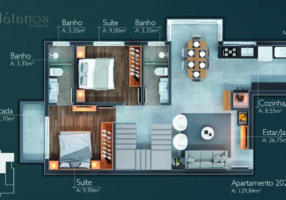 Plátanos Residencial - Canela