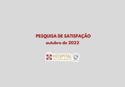 Pesquisa de Satisfação outubro de 2022