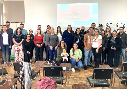 Mais um curso de gestantes no HSJB