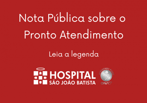 Nota Pública sobre o Pronto Atendimento