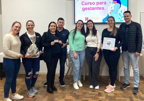 Iniciou mais um curso para gestantes