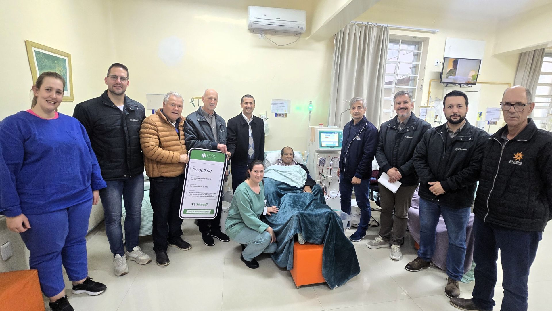 Mais uma máquina na diálise
