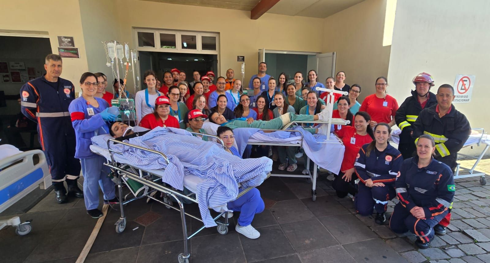 Simulado de Incêndio