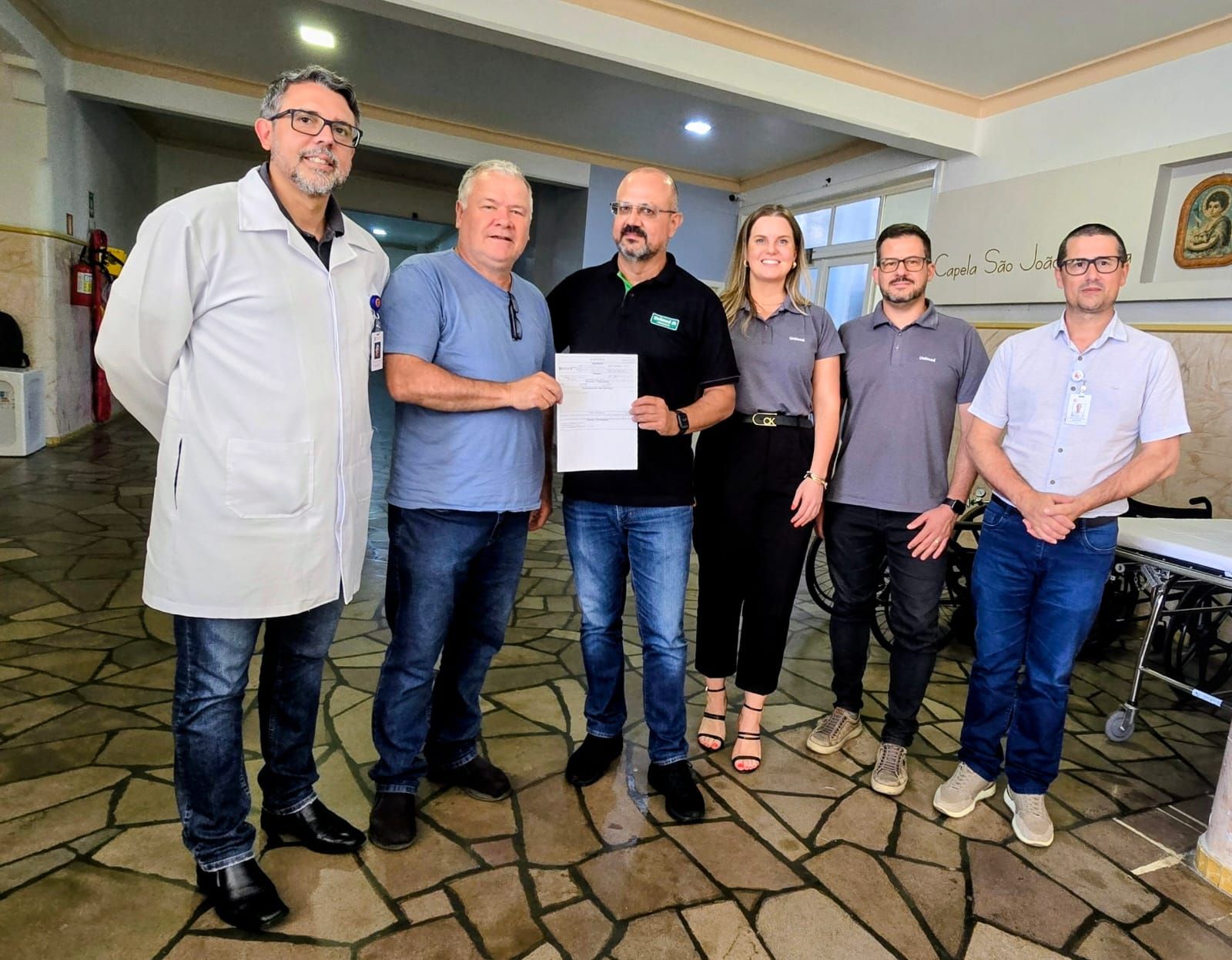 Unimed Vale das Antas e Instituto Unimed doam R$ 260 mil ao HSJB