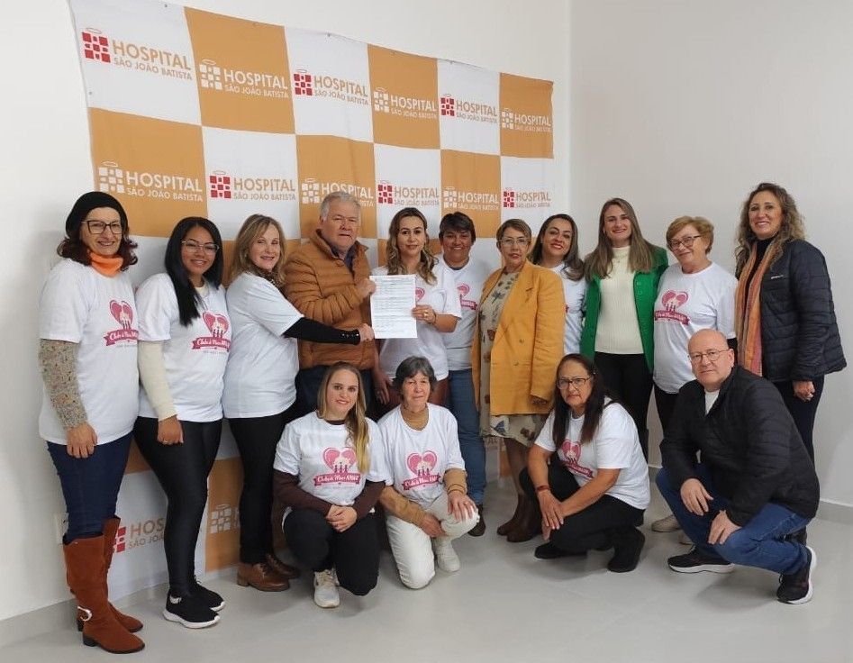 HSJB recebe doação de associação andreense