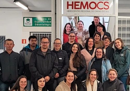 A solidariedade que corre nas veias.