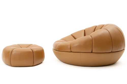 Poltrona Bergamota com Puff