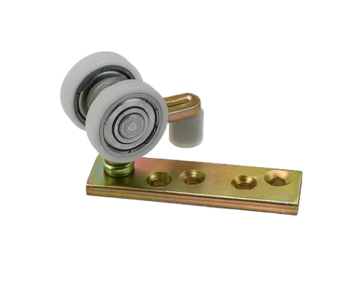 ROLDANA DUPLA FIXA HASTE CHAPA 1 GUIA