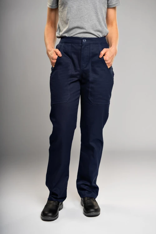 Calça de Sarja Feminina com Cinta