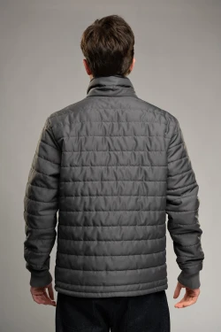 Jaqueta Puff com Lapela Masculina