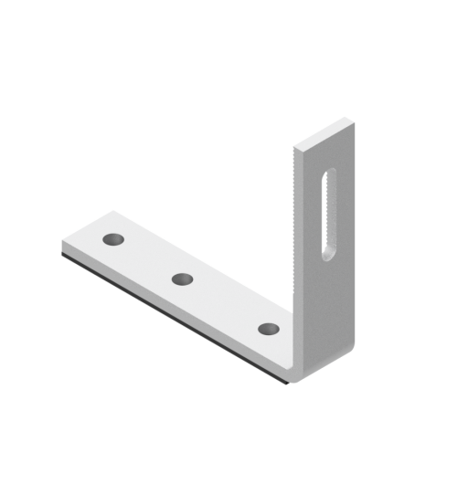 Pé em L para telhado metálico 2P